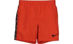 Szorty kąpielowe Nike dla chłopców Nk B Lgo Tape 4'' Volley Short czerwone NESSD794 614