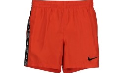 Szorty kąpielowe Nike dla chłopców Nk B Lgo Tape 4'' Volley Short czerwone NESSD794 614