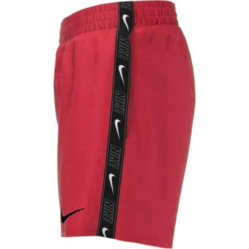 Szorty kąpielowe Nike dla chłopców Nk B Lgo Tape 4'' Volley Short czerwone NESSD794 614