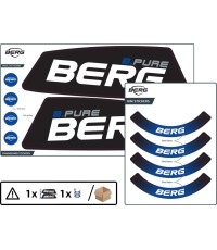 Rama XL/XXL - Zestaw naklejek B.Pure Blue