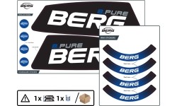 Rama XL/XXL - Zestaw naklejek B.Pure Blue