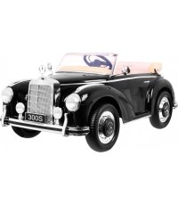 Pojazd elektryczny Mercedes Benz 300S RETRO, czarny lakierowany