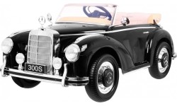 Pojazd elektryczny Mercedes Benz 300S RETRO, czarny lakierowany