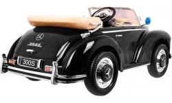 Pojazd elektryczny Mercedes Benz 300S RETRO, czarny lakierowany