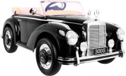 Pojazd elektryczny Mercedes Benz 300S RETRO, czarny lakierowany