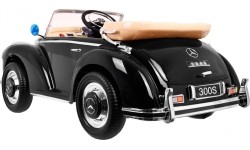 Pojazd elektryczny Mercedes Benz 300S RETRO, czarny lakierowany