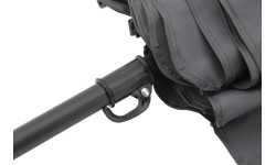 Parasol składany ogrodowy, na taras Cattara Terst 180 cm - Szary