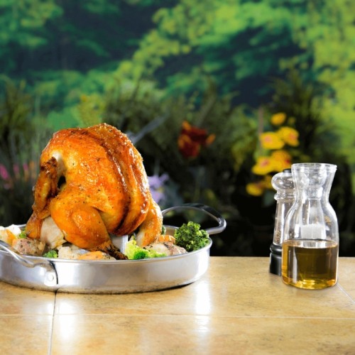 Uchwyt na kurczaka z kubkiem Char-Broil