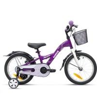 4KIDS Wave 16" // 1 bieg, rozmiar 9,5" (24 cm) (fioletowy)