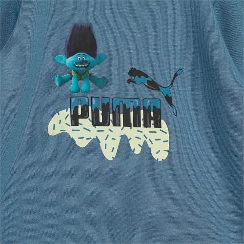 Dres dziecięcy Puma X Trolls Minicat Crew, niebieski 627382 24