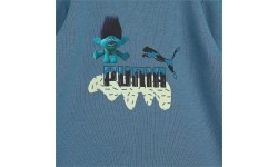 Dres dziecięcy Puma X Trolls Minicat Crew, niebieski 627382 24