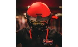 Kask motocyklowy Cassida Handy Plus Linear Pearl Matte Red/Black