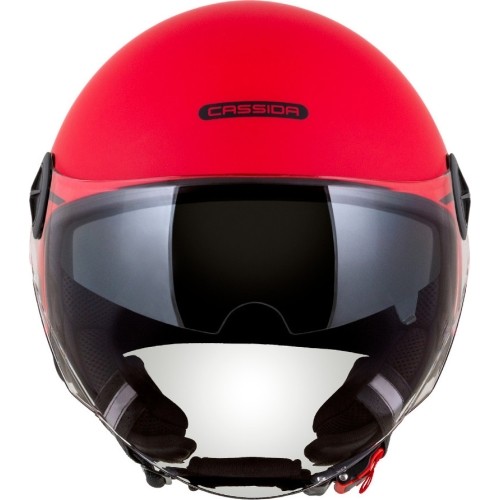 Kask motocyklowy Cassida Handy Plus Linear Pearl Matte Red/Black