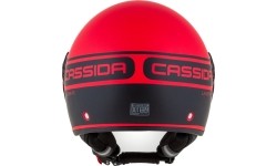 Kask motocyklowy Cassida Handy Plus Linear Pearl Matte Red/Black