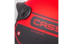 Kask motocyklowy Cassida Handy Plus Linear Pearl Matte Red/Black