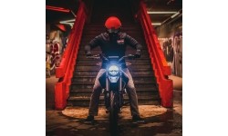 Kask motocyklowy Cassida Handy Plus Linear Pearl Matte Red/Black