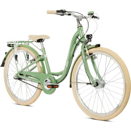 Dviratis PUKY Skyride 24-3 Classic Alu retro zielony