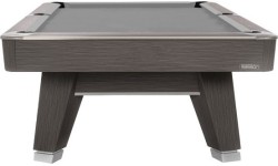 Stół bilardowy, Pool, Mr-Sung ACURRA by Rasson, 9 ft., szary (Sarum Strand), Simonis 760 gelbgrün