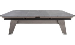 Stół bilardowy, Pool, Mr-Sung ACURRA by Rasson, 9 ft., szary (Sarum Strand), Simonis 760 gelbgrün