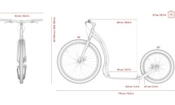 Hulajnoga Yedoo Trexx Disc 26/20" - Czarny
