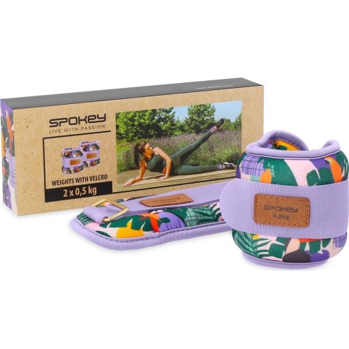 Obciążniki na kostki i nadgarstki Spokey HOME JUNGLE 2x 0,5 kg