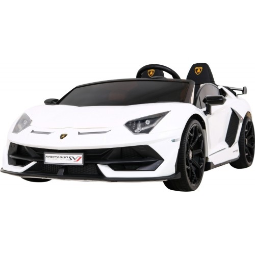 Pojazd elektryczny Lamborghini SVJ Drift, biały