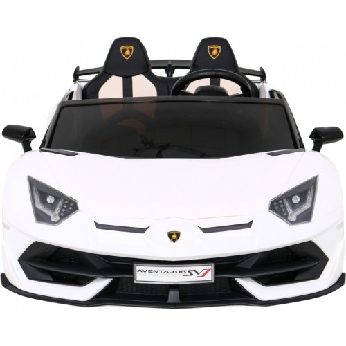 Pojazd elektryczny Lamborghini SVJ Drift, biały
