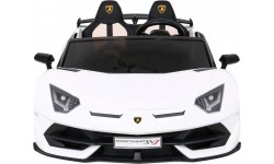 Pojazd elektryczny Lamborghini SVJ Drift, biały