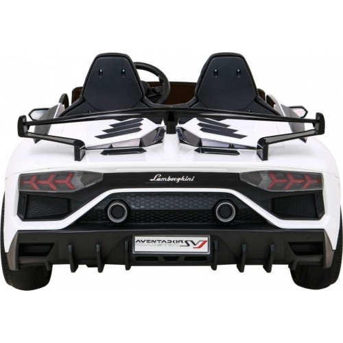Pojazd elektryczny Lamborghini SVJ Drift, biały
