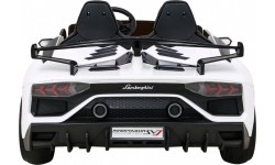 Pojazd elektryczny Lamborghini SVJ Drift, biały