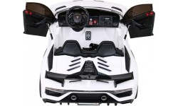 Pojazd elektryczny Lamborghini SVJ Drift, biały
