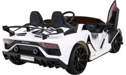 Pojazd elektryczny Lamborghini SVJ Drift, biały