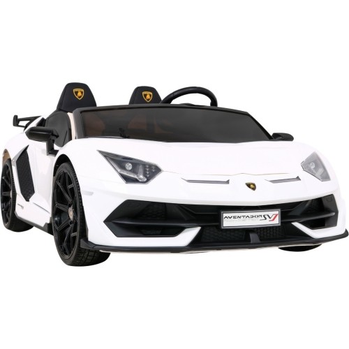 Pojazd elektryczny Lamborghini SVJ Drift, biały