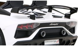 Pojazd elektryczny Lamborghini SVJ Drift, biały