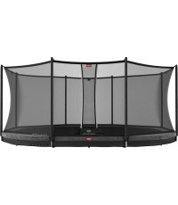 BERG Grand Favorit InGround 520 szary + siatka zabezpieczająca Comfort