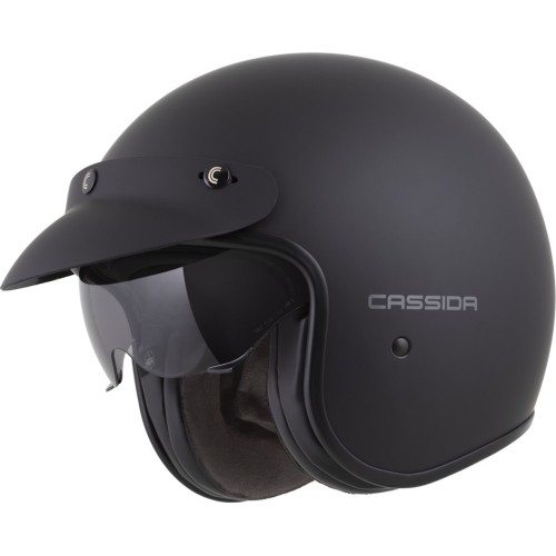 Kask motocyklowy Cassida Oxygen Solid 2.0 Matowy czarny/ciemnoszary