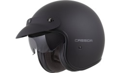 Kask motocyklowy Cassida Oxygen Solid 2.0 Matowy czarny/ciemnoszary