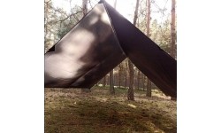 Tarp TigerWood 3 m x 3 m czarny