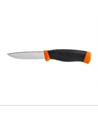 Nóż Morakniv Companion F Heavy Duty, stal węglowa, pomarańczowy