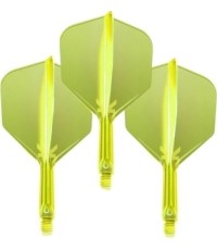Dart Flights Target K-Flex Neon No.6 Short - 3-pak - Fluorescencyjny żółty