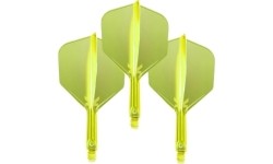 Dart Flights Target K-Flex Neon No.6 Short - 3-pak - Fluo Pink