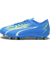 Buty piłkarskie Puma Ultra Play FG/AG Jr dla młodzieży, Ultra Blue Green 107530 03