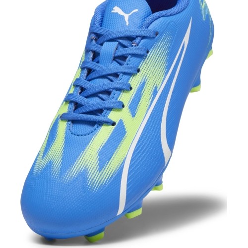 Buty piłkarskie Puma Ultra Play FG/AG Jr dla młodzieży, Ultra Blue Green 107530 03