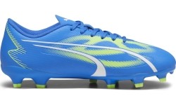 Buty piłkarskie Puma Ultra Play FG/AG Jr dla młodzieży, Ultra Blue Green 107530 03