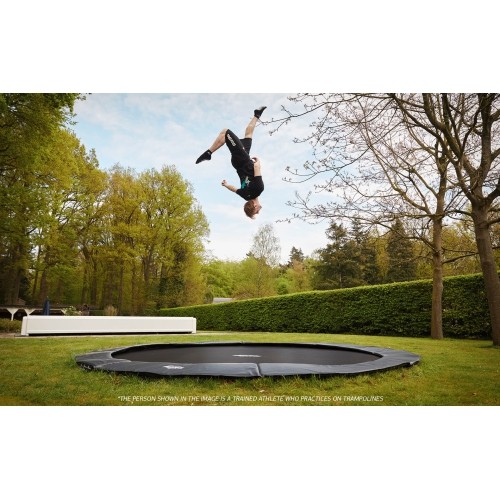 Trampolina BERG SPORTS Champion FlatGround 330, zielona