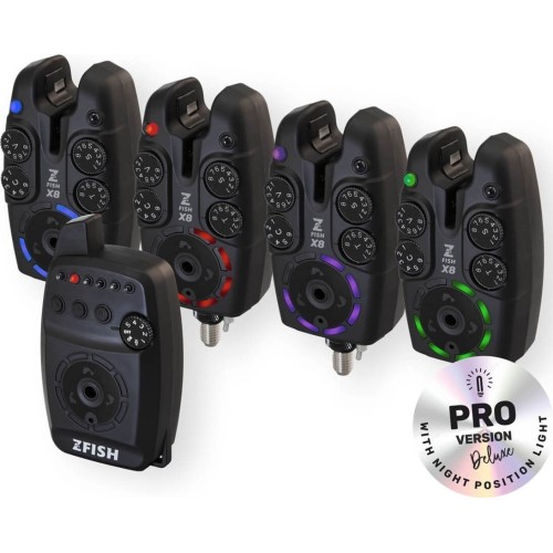 ZFISH Zestaw alarmów ugryzienia Zx8 4+1