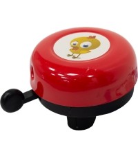 Dzwonek rowerowy FISCHER // 55 mm (czerwony)