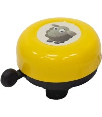 Dzwonek rowerowy FISCHER // 55 mm (żółty)