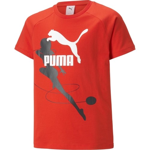 Puma Marškinėliai Paaugliams X Miraculous Tee Red 538683 20