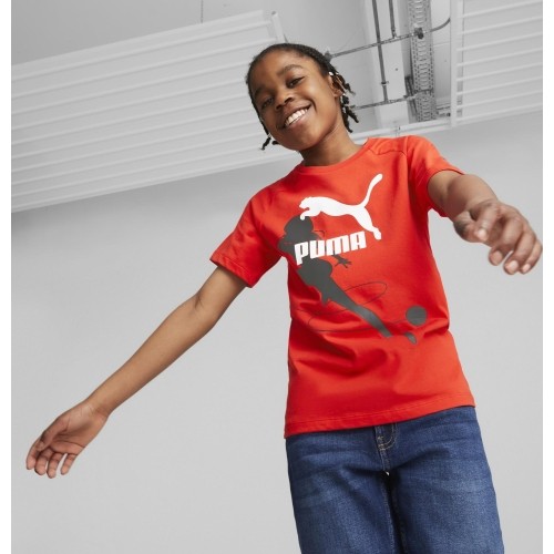 Puma Marškinėliai Paaugliams X Miraculous Tee Red 538683 20